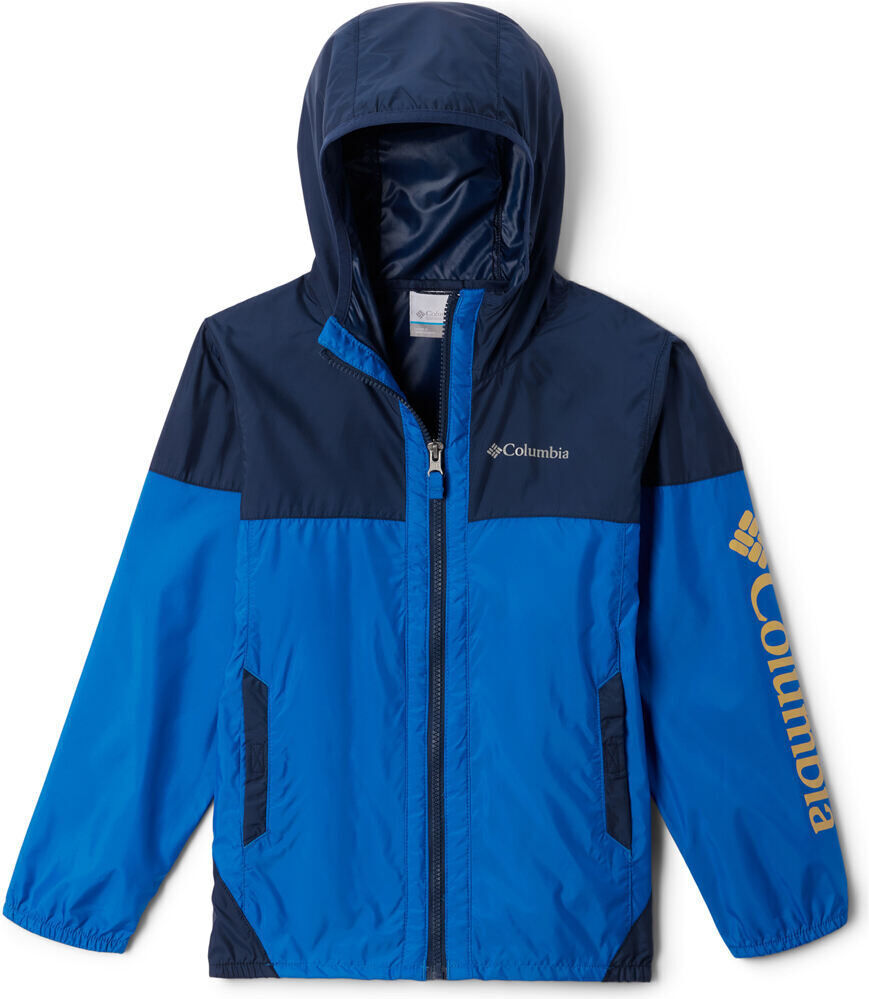 Columbia flash challenger winbreaker chaqueta outdoor niño Marino (XXS)