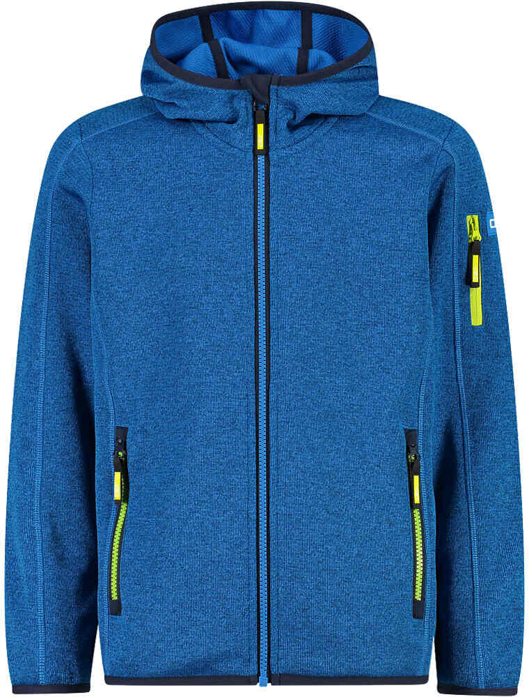 Cmp kid jacket fix hood forro polar niño Azul (140)