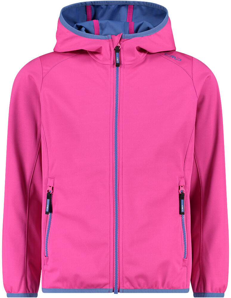 Cmp kid g jacket fix hood chaqueta softshell niño Rosa (140)