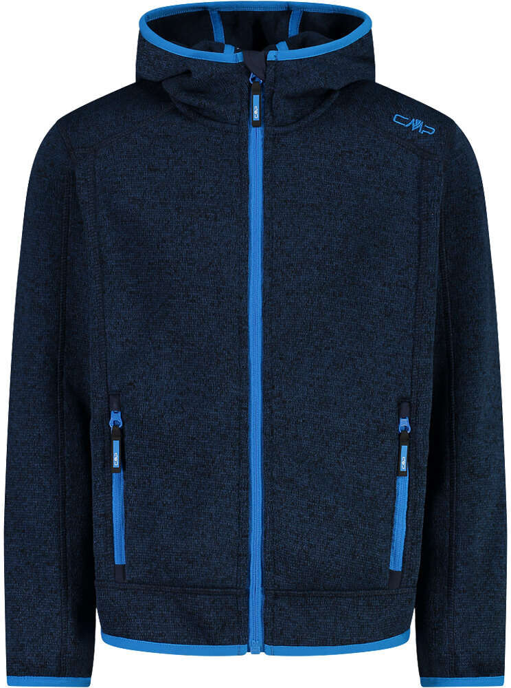 Cmp kid jacket fix hood forro polar niño Azul (104)