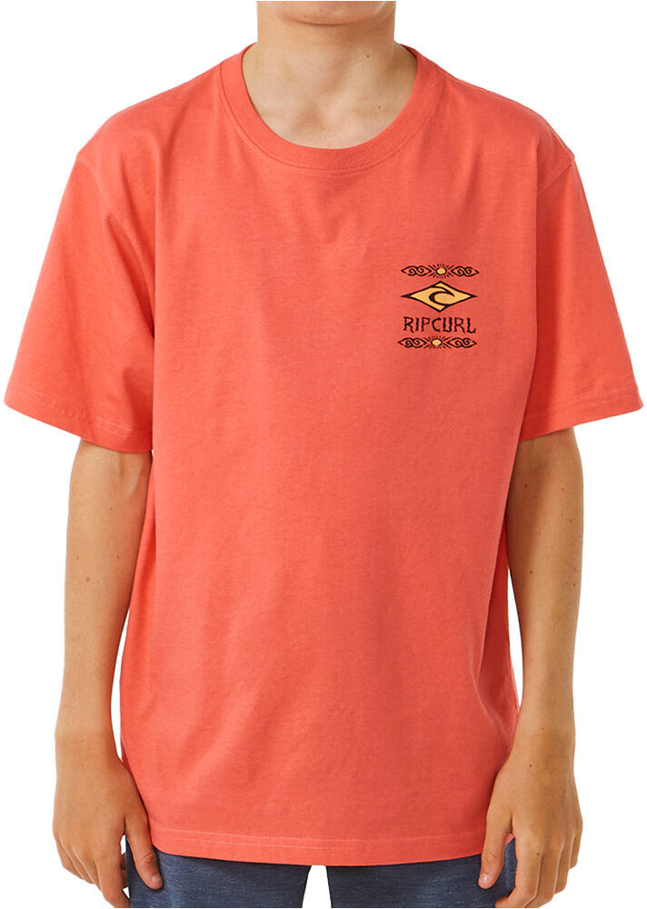 Rip Curl lost islands logo camiseta manga corta niño Naranja (16)