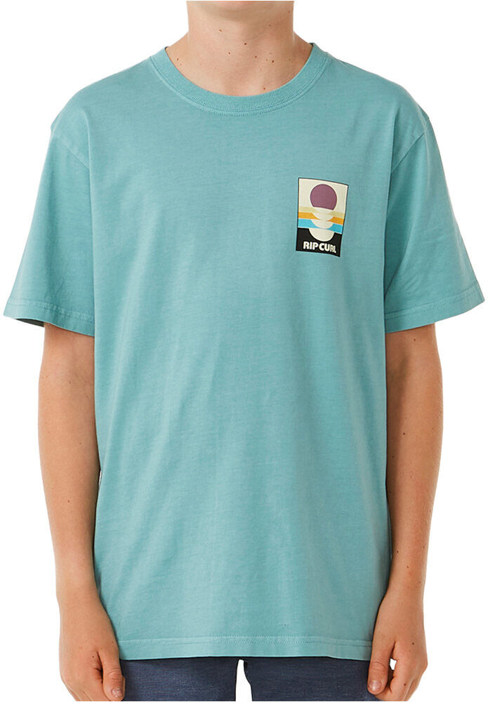 Rip Curl surf revivial peaking camiseta manga corta niño Azul (14)