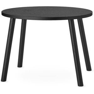 Nofred - Mouse Table d'enfant ovale 64 x 46 cm, noir