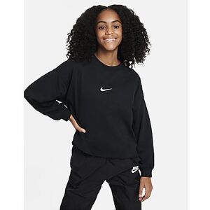 JD Sports Nike Girls' Dance Fleece Crew Sweatshirt Junior - Black, Black - Publicité