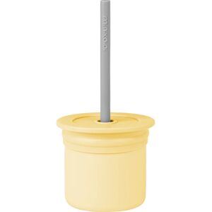 Minikoioi Sip+Snack Set service de table pour enfant Yellow / Grey