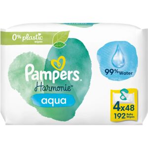 Pampers Harmonie Aqua lingettes nettoyantes pour enfant 4x48 pcs