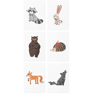 TATTonMe AR Set Forest Animals tatouage pour enfant 3 y+ 6 pcs