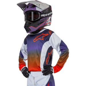 Alpinestars Kids 2024 Racer - Graphic 1 Jersey Light Gray/hot Orange/black, Taille: 2XS - Publicité