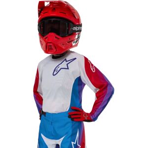 Alpinestars 2024 Racer Pneuma Jersey - Jeune Blue/mars Red/white - Publicité