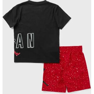 JORDAN SPECKLE AIR JUMBLED SET  Shorts Tees black red en taille:Age 6-8   EU 116-128 - Publicité