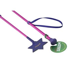 MacTack Cravache d'équitation Unisexe Rose/Violet Junior avec Gardien d'étoile, 50,8 cm, Standard - Publicité