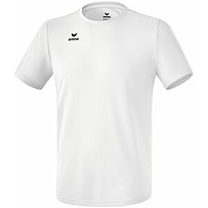 Erima T- Shirt Fonctionnel Teamsport Mixte Enfant, Blanc, FR : XXS-XS (Taille Fabricant : 140) - Publicité