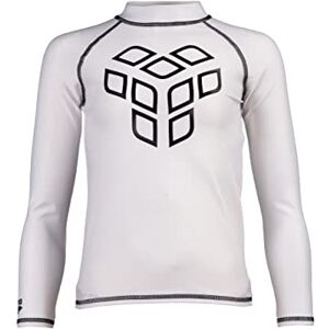 arena Unisex JR Rash Vest L/S Graphic Guard Shirt, White-Black, 12-13 Ans Boy's - Publicité