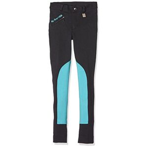 HKM Pantalon d'équitation My First Bleu foncé/Turquoise 8 Ans - Publicité