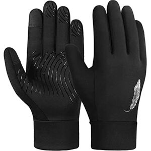 OOPOR Gants de sport d'hiver pour enfants – Gants thermiques antidérapants pour écran tactile pour enfants chauds pour garçons et filles, cyclisme, équitation, football, taille L 8–10 ans - Publicité