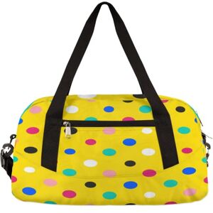 Pardick Sac de gym à pois arc-en-ciel pour filles et garçons, sac de sport léger pour enfants, imperméable, petit sac de voyage, sac de danse, pois arc-en-ciel, 46 x 24 cm, Rainbow Polka Dot, 18.4L x 7.8W x 9.4 - Publicité