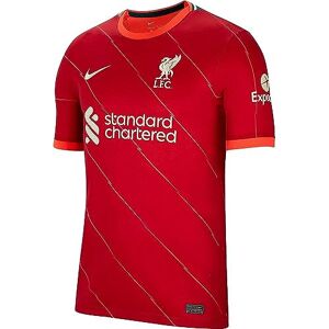 Nike Homme Liverpool, Saison 2021/22, Équipement de Jeu, Home Maillot, Gym Red/Bright Crimson/Fossil, L EU - Publicité