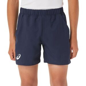 Shorts pour garçons Asics Tennis Short - navy bleu marine S unisex - Publicité