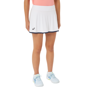 Jupe pour filles Asics Tennis Skort - brilliant white blanc S unisex - Publicité
