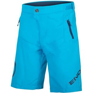 Endura Kids MT500JR Short with Liner - Short VTT enfant Electric Blue 9 - 10 ans - Publicité