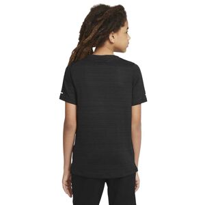 Nike Dri-fit Miler Short Sleeve T-shirt Noir 13-15 Years Garçon - Publicité
