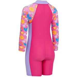 Long Sleeve All In One Swimsuit Rose 6 Years Fille