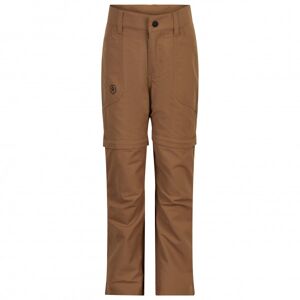 Color Kids - Kid's Pants with Zip Off - Pantalon de trekking taille 128, brun - Publicité