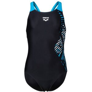 Arena - Girl's Vortex Swimsuit V Back - Maillot de bain taille 116;128;140;152;164, bleu;noir - Publicité