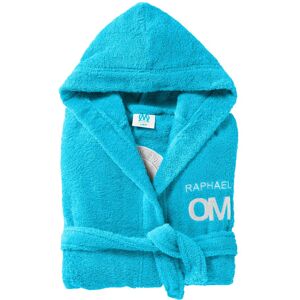 OM Peignoir enfant OM® personnalisable - OM Bleu 6/8 ans