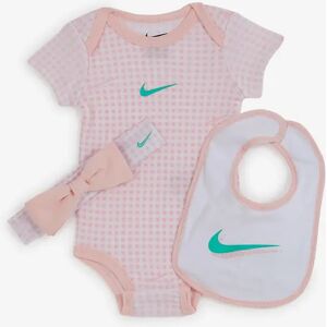 Nike 3 Pc Set Bodysuits Vichy rose 6-12mois unisexe