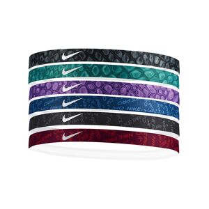 Nike Lot de 6 bandeaux Nike Headband Noir/Blanc/Bleu Unisexe - AC4455-031 Noir/Blanc/Bleu ONE unisex