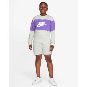 Nike Ensemble Pull / Short Nike Sportswear Gris & Violet pour Enfant - DO6789-025 Gris & Violet L unisex