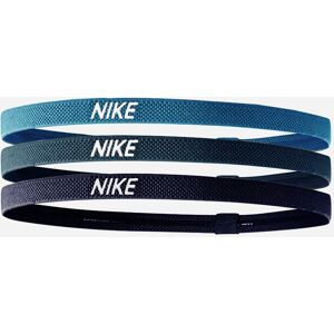 Nike Elastic Headbands 2.0 3 Pk Couleur : Industrial Blue/University Blue/Purple Ink Taille : One Bleu Ciel/Blanc/Violet ONE unisex