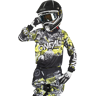 Maillot Cross O'Neal Element Attack Enfant Noir-HiViz -