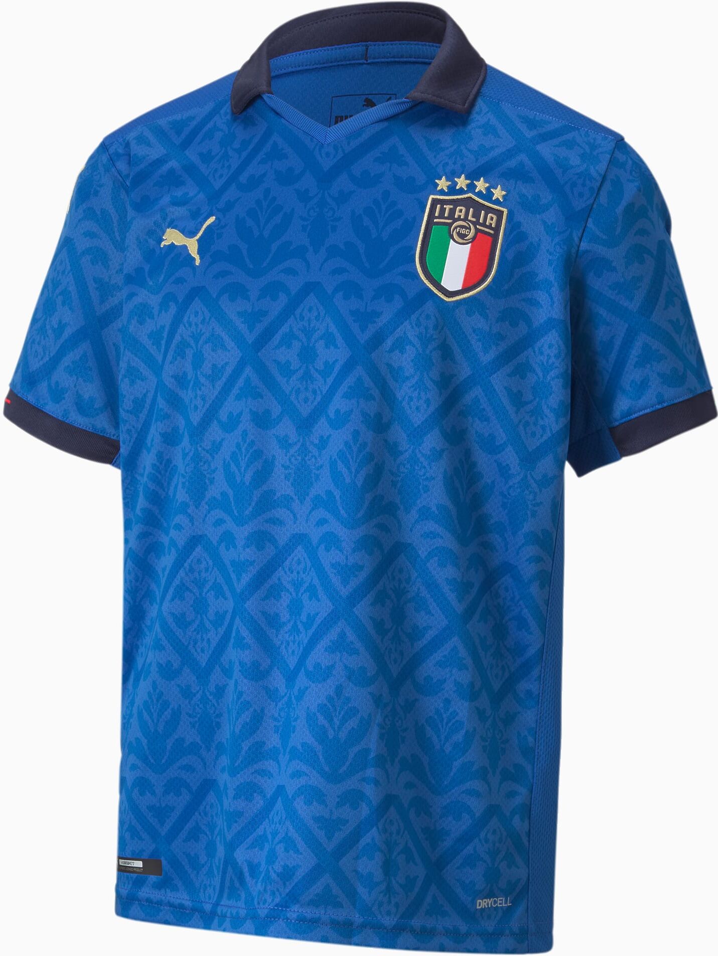 PUMA Italia Replica kinderjersey, thuistenue, Bleu, Taille 140, Vêtements