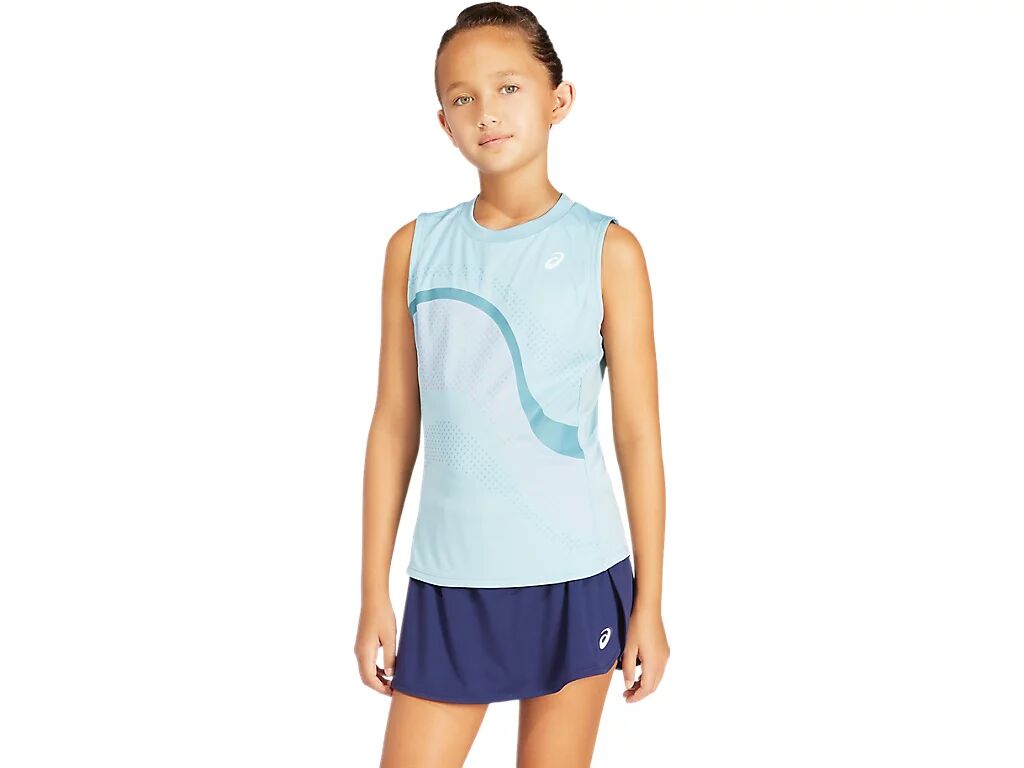 Asics Tennis G Gpx Tank Smoke Blue Enfants Taille S