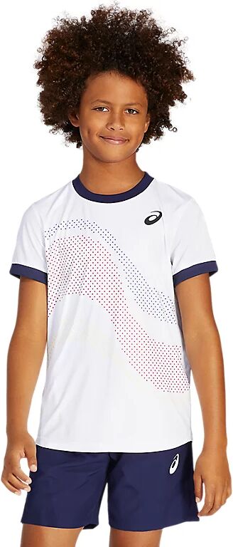 Asics Tennis B Gpx Tee Brilliant White Enfants Taille L