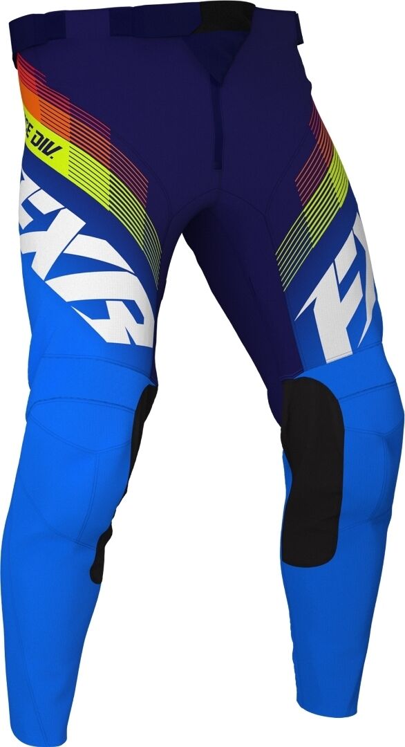 FXR Clutch MX Gear Pantalon motocross pour les jeunes Blanc Bleu taille : 28