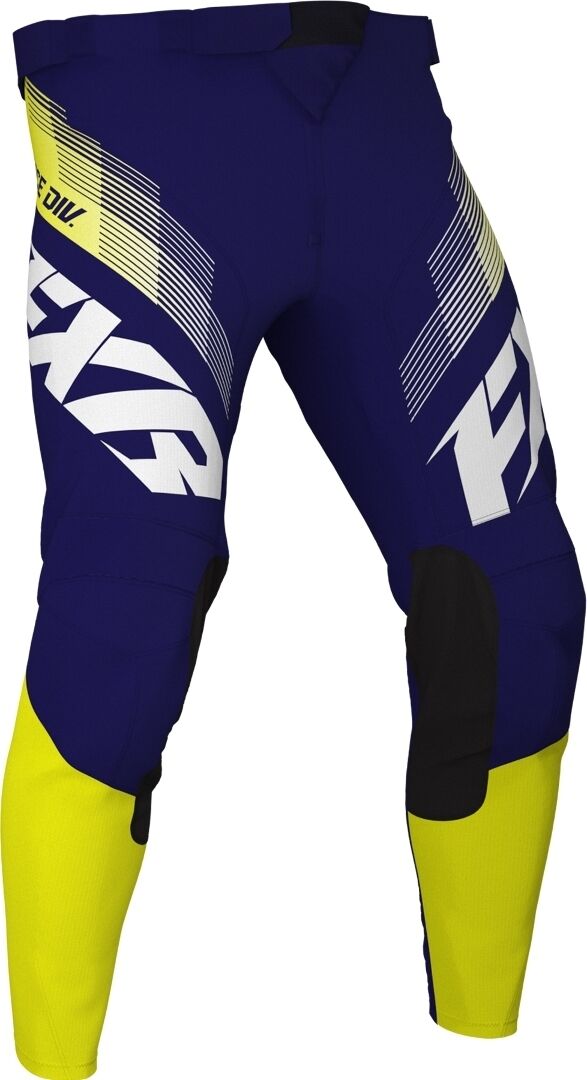 FXR Clutch MX Gear Pantalon motocross pour les jeunes Blanc Bleu taille :