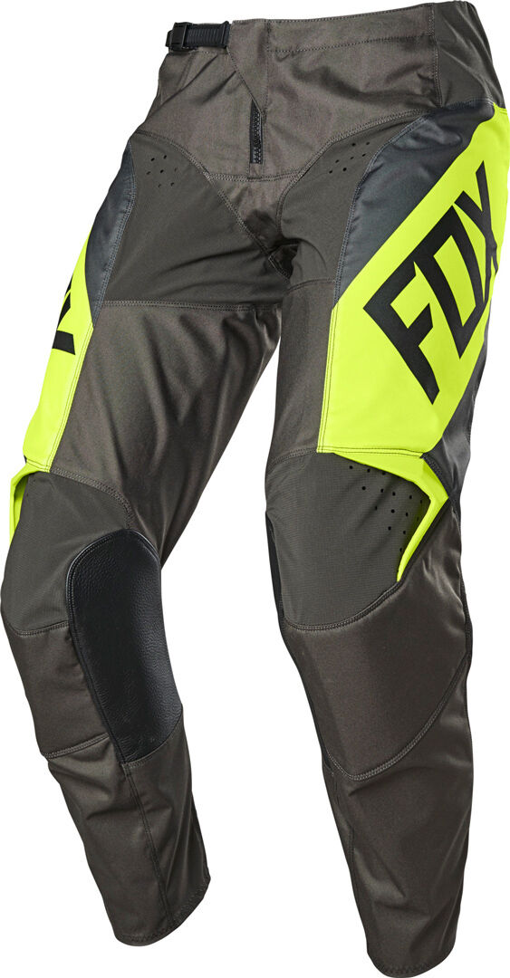 Fox 180 REVN Pantalon motocross pour les jeunes Gris Jaune taille :