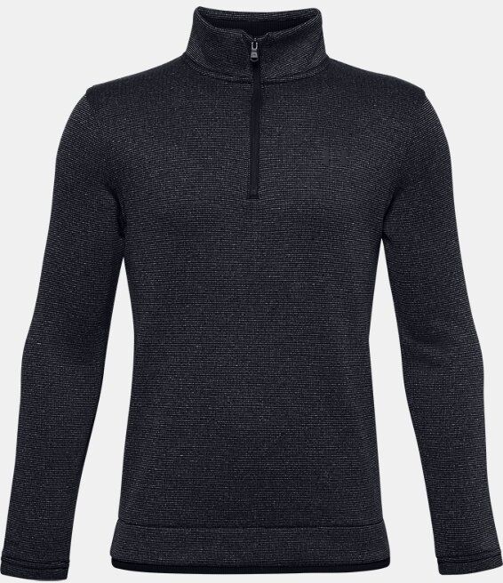 Under Armour Boys' UA SweaterFleece ½ Zip Black Size: (YLG)