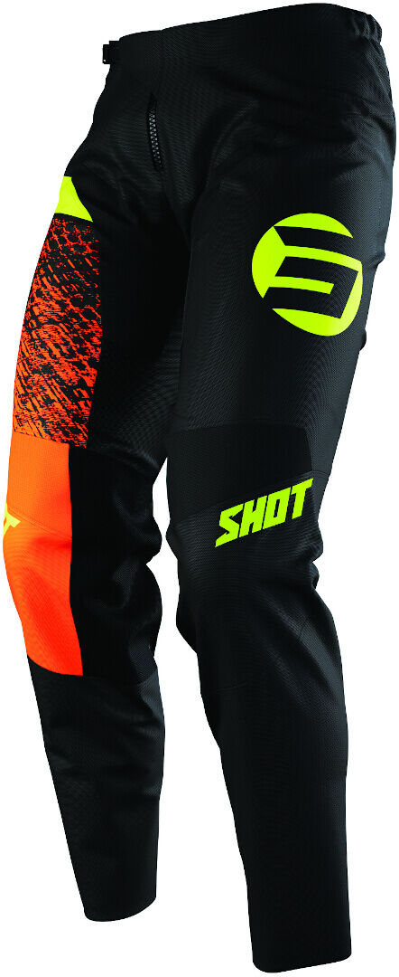 Shot Devo Roll Kids Motocross Pants  - Black Orange