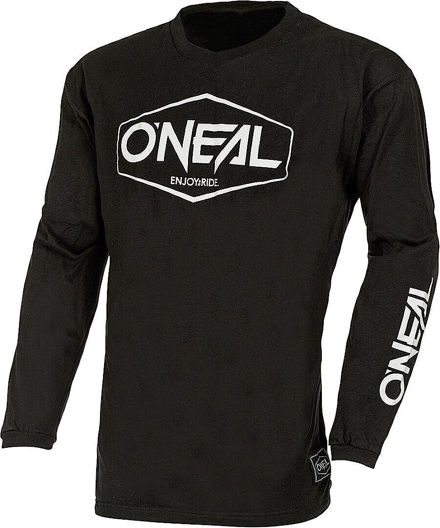Oneal Element Cotton Hexx V.22 Youth Motocross Jersey  - Black White