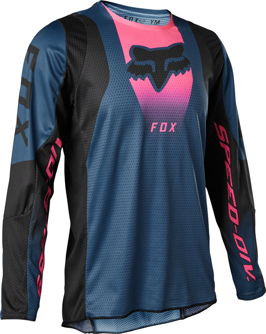 Fox 360 Dier Youth Motocross Jersey  - Blue