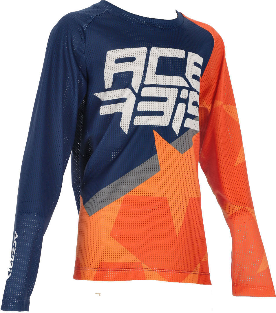 Acerbis Mx J-Windy 1 Kids Motocross Jersey  - Blue Orange