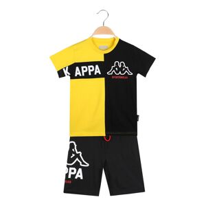 Kappa Completo corto da ragazzo t-shirt + bermuda Completi 3-16 Anni bambino Giallo taglia 12