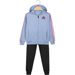 Kappa Completo sportivo 2 pezzi da bambina con felpa Tute Sportive bambina Blu taglia 04