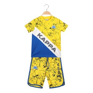 Kappa Completo sportivo corto da bambino t-shirt + bermuda Completi 3-16 Anni bambino Giallo taglia 04
