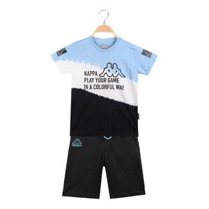 Kappa Completo sportivo corto da ragazzo t-shirt + bermuda Completi 3-16 Anni bambino Blu taglia 16