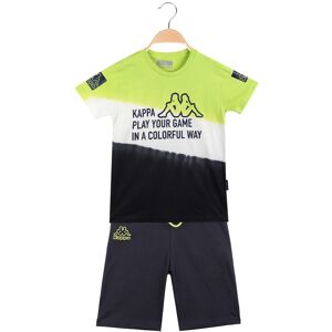 Kappa Completo sportivo corto da ragazzo t-shirt + bermuda Completi 3-16 Anni bambino Verde taglia 16